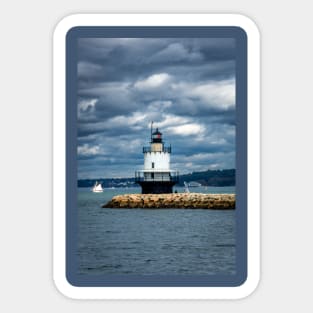 Spring Point Ledge Light Vertical Sticker